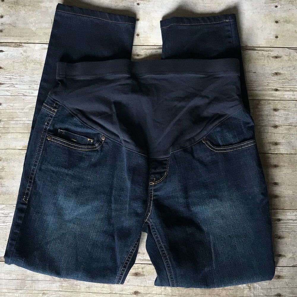Maternity Old Navy full panel skinny jeans, 1P